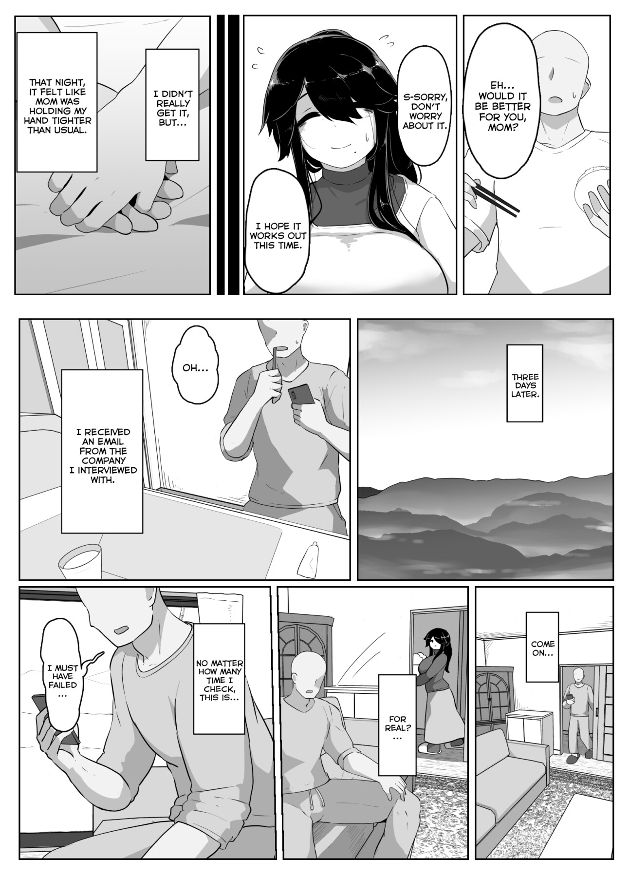 Hentai Manga Comic-Good Night, Mom I-Read-41